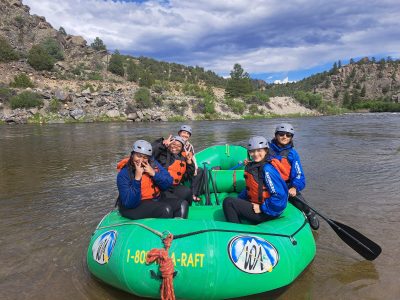 RiseUp students enjoy the thrill of rafting on their trip focused on learning about Colorado's water.